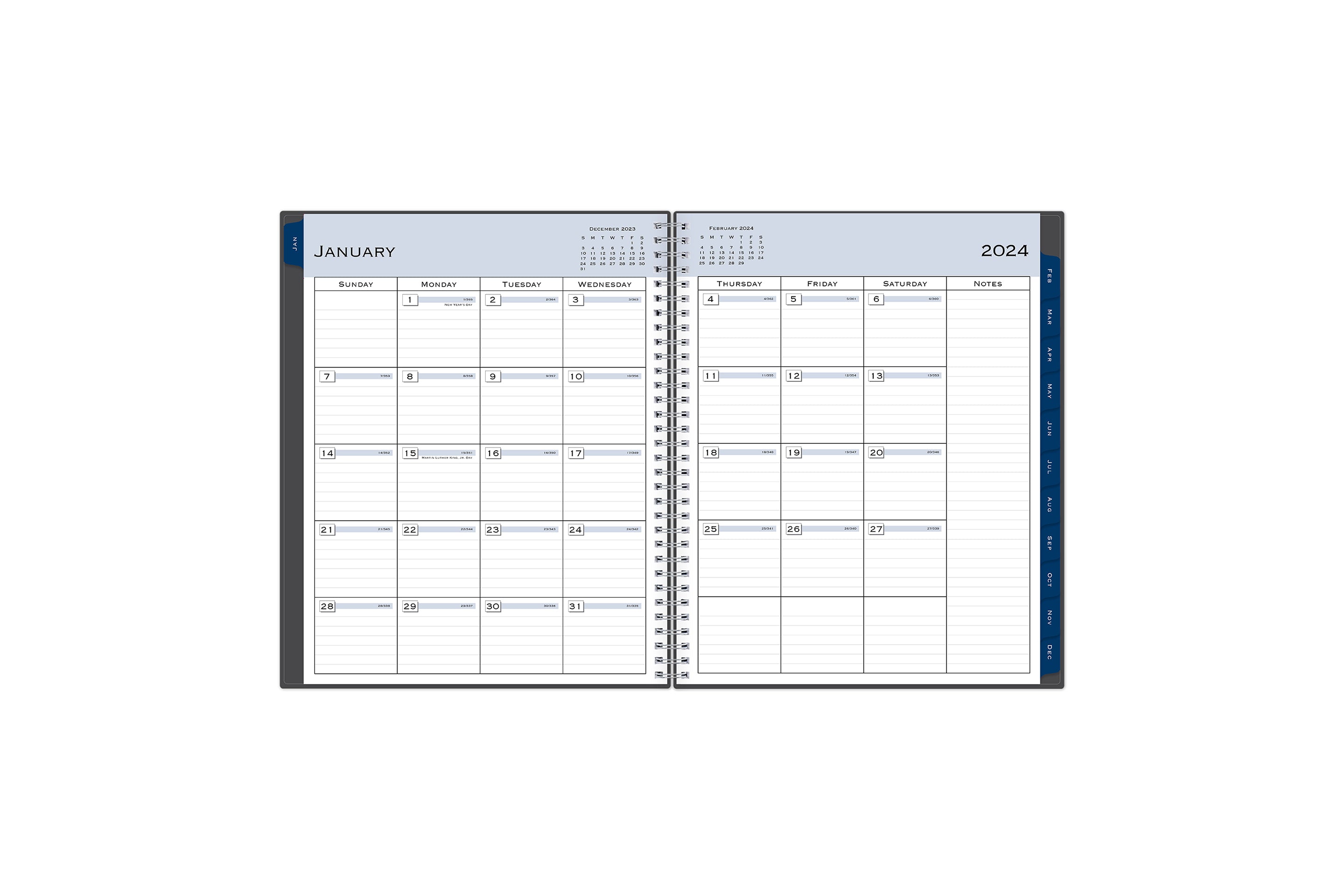 2024 Planner With 12 Months Of Daily And Monthly Planning - Temu