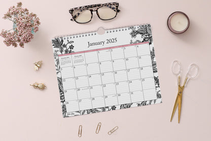 2024 monthly calendar analeis january 2025 - december 2025