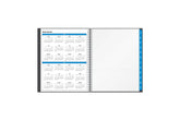 2025-2026 yearly overview reference calendar and storage pocket