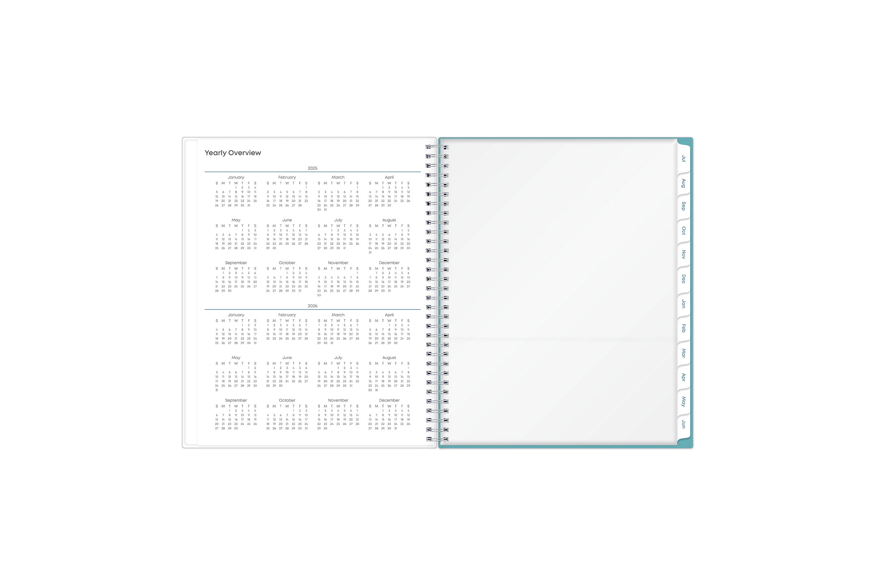 Dots 2025-2026 Weekly 8.5x11 Teacher Lesson Planner