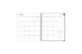 The January 2025 - December 2025 monthly spread features ample lined writing space for each day, lined notes section, reference months, and monthly to easily navigate throughout your planner