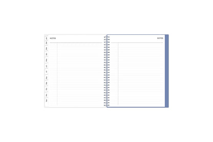 lined writing space notes pages on this 8x10 planner