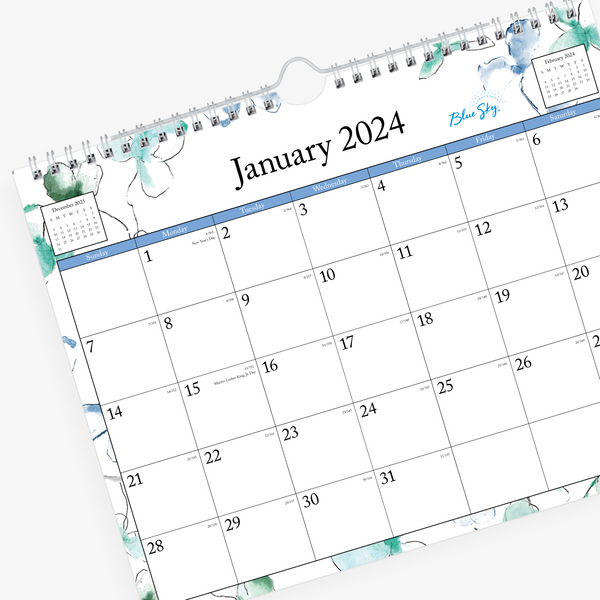 2024 Blue Sky Lindley 15 x 12 Monthly Wall Calendar (117888-24)  (#185996596363)