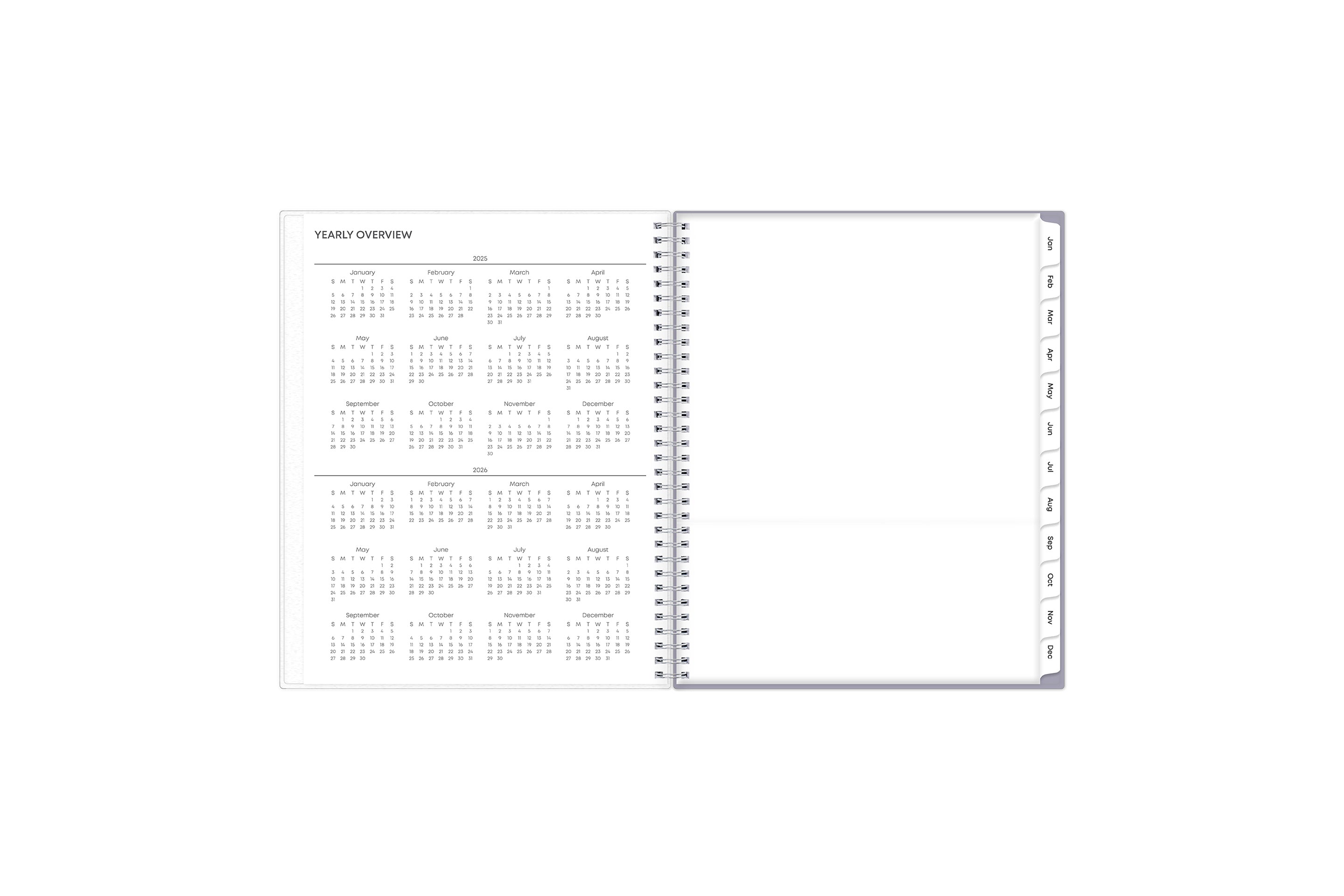 Featuring a 2025 planner from Blue Sky, this planner&