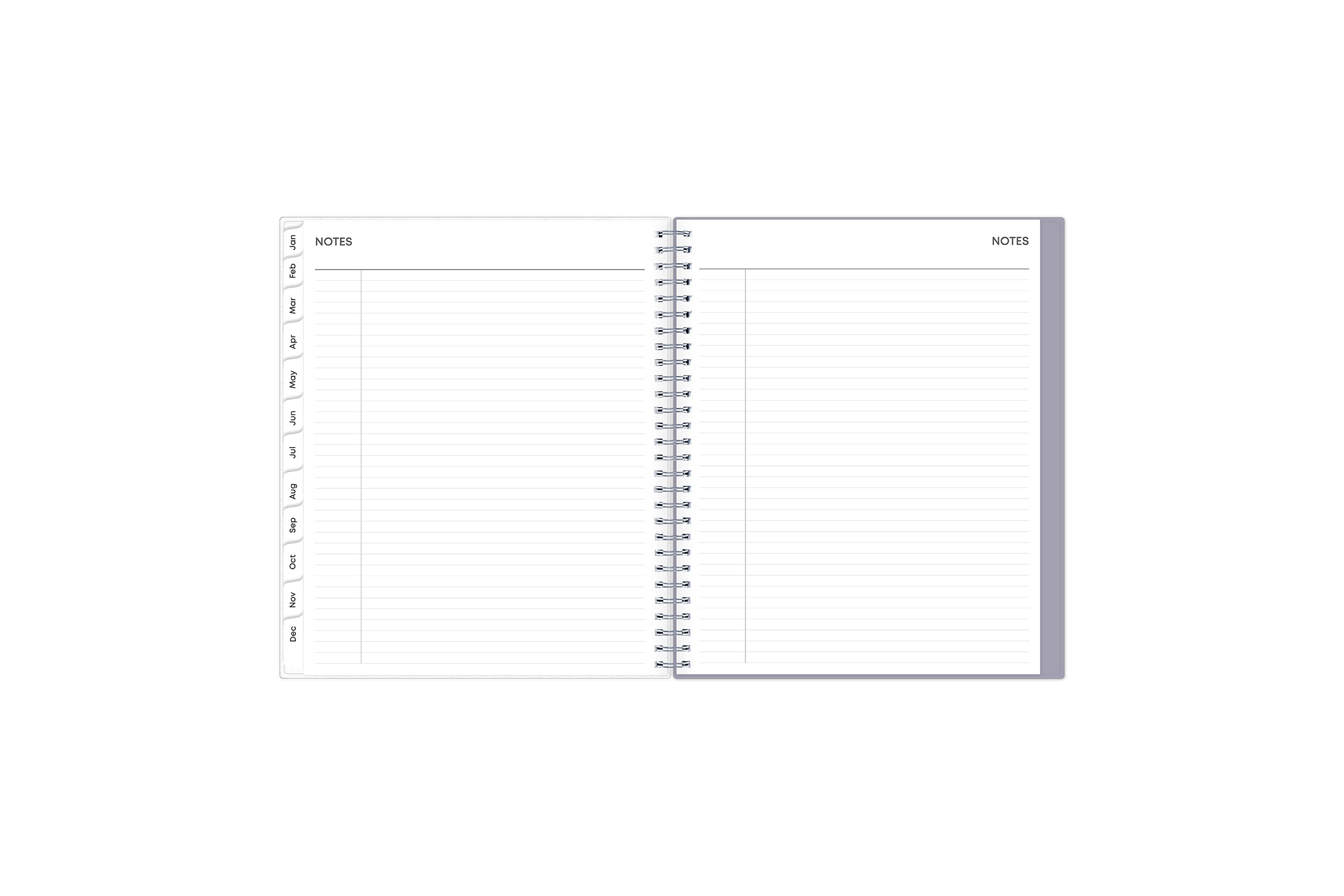 ample lined writing space on this 8x10 2025 planner