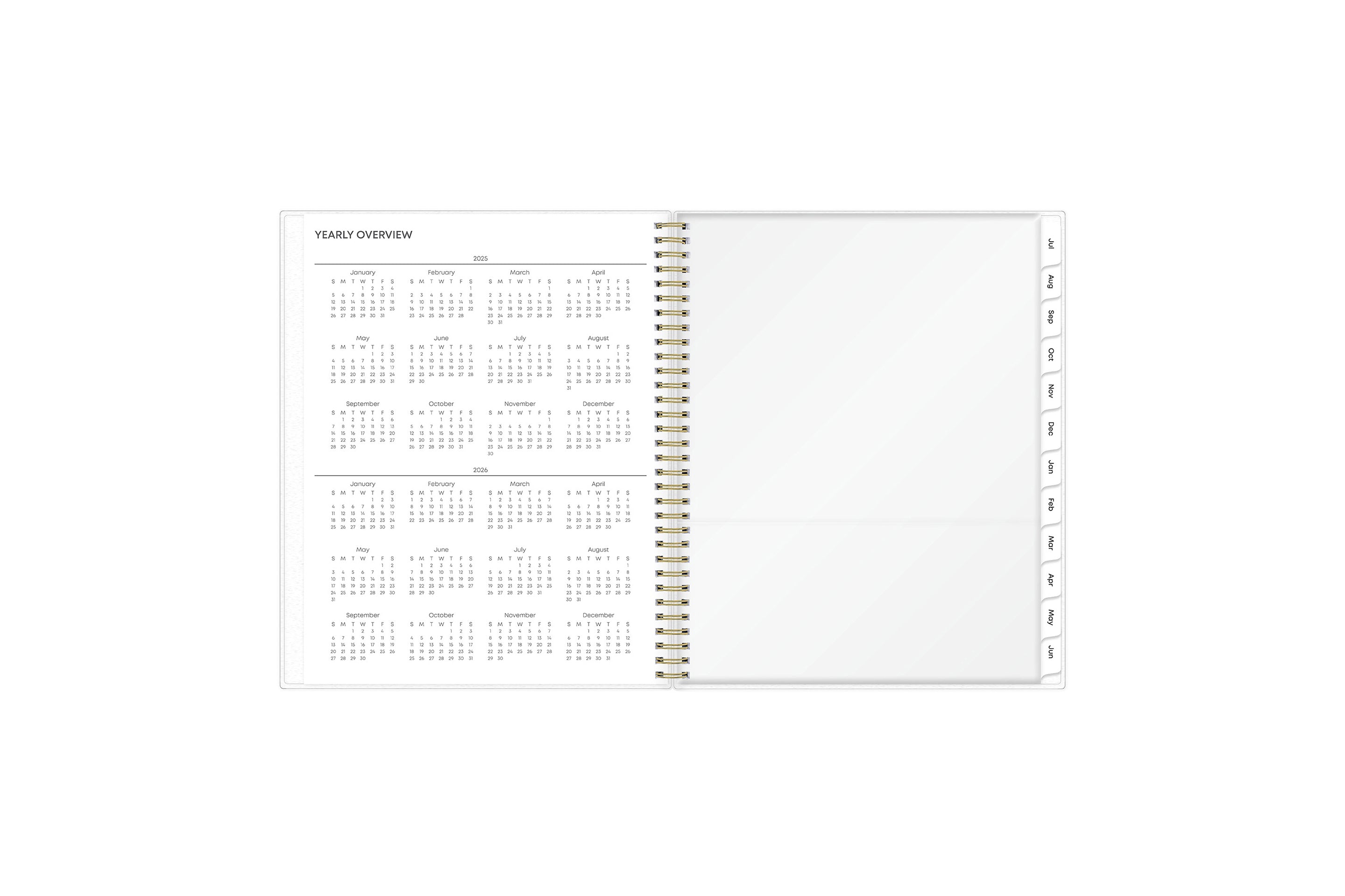 reference calendar, storage pocket, 