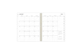 January 2025 - December 2025 weekly monthly planner featuring a monthly spread boxes for each day, lined writing space, notes section, reference calendars, and mint monthly tabs in 8.5x11 size