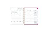 Stay focused each month with this student planner featuring a monthly spread with lined writing space and ample room for note-taking, deadlines, and important projects