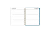 weekly view on this 2025 monthly weekly planner featuring ample lined writing space, weekly to do section, notes section, and blue monthly tabs