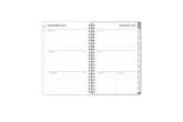 weekly view on this 2025 monthly weekly planner featuring ample lined writing space, weekly to do section, notes section, and blue monthly tabs