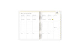 2025-2026 weekly monthly planner featuring weekly spread with notes, bullet points, to do&