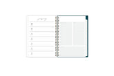 The new and improved Life Note It 2025 weekly planner features a weekly spread with clean white writing space, to do list, goals, and notes section for every important detail needed for planning a successful week in a 5.875x8.625 planner size