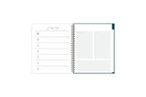 The new and improved Life Note It 2025 weekly planner features a weekly spread with clean white writing space, to do list, goals, and notes section for every important detail needed for planning a successful week in a 7x9 planner size