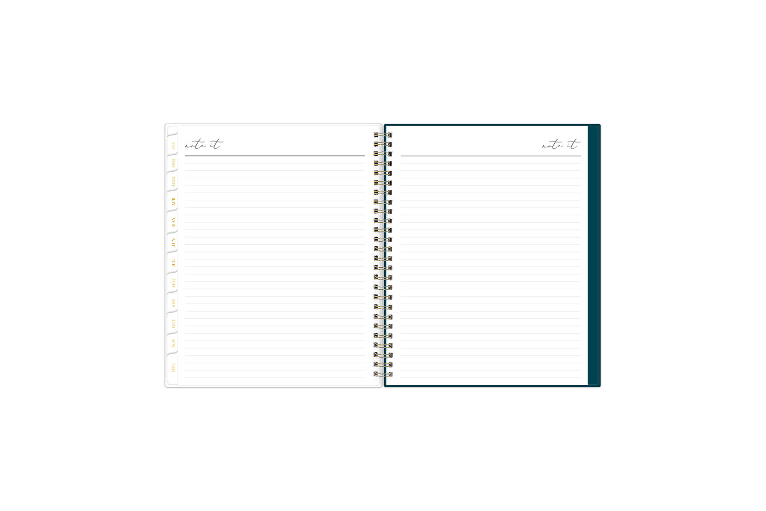 lined notes pages in 7x9 size