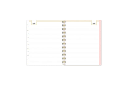 lined writing notes pages on 8.5x11 planner