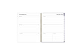 This January 2025 - December 2025 weekly monthly planner features a weekly spread with ample lined writing space for each day, notes section, to -do list, and monthly tabs for easy navigating in a 8.5x11 planner size