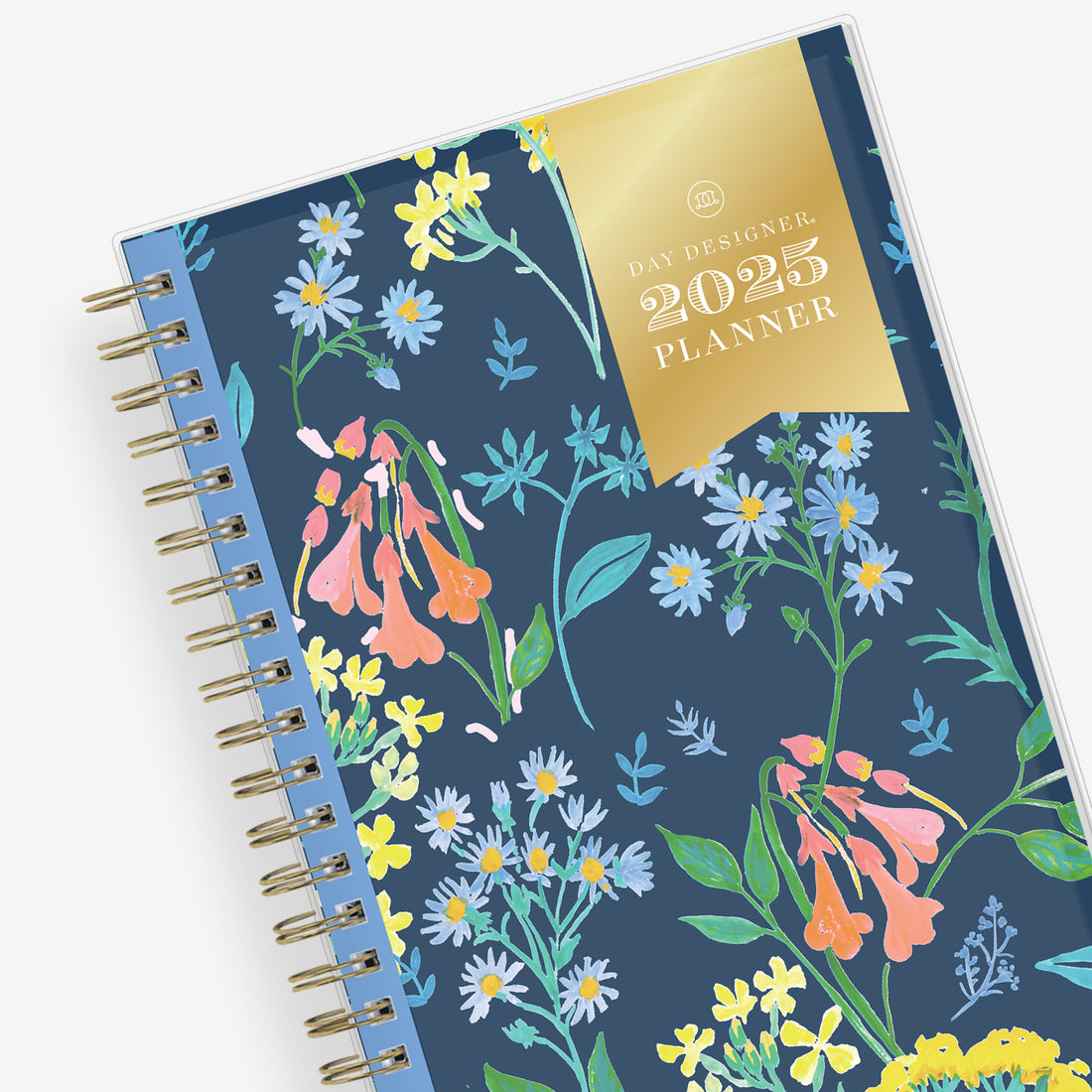 Meadow Blue 2025 Weekly Monthly 5 x8 Day Designer for Blue Sky Planning Calendar