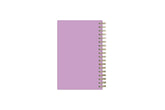 solid lavender backcover on this pocket sized planner