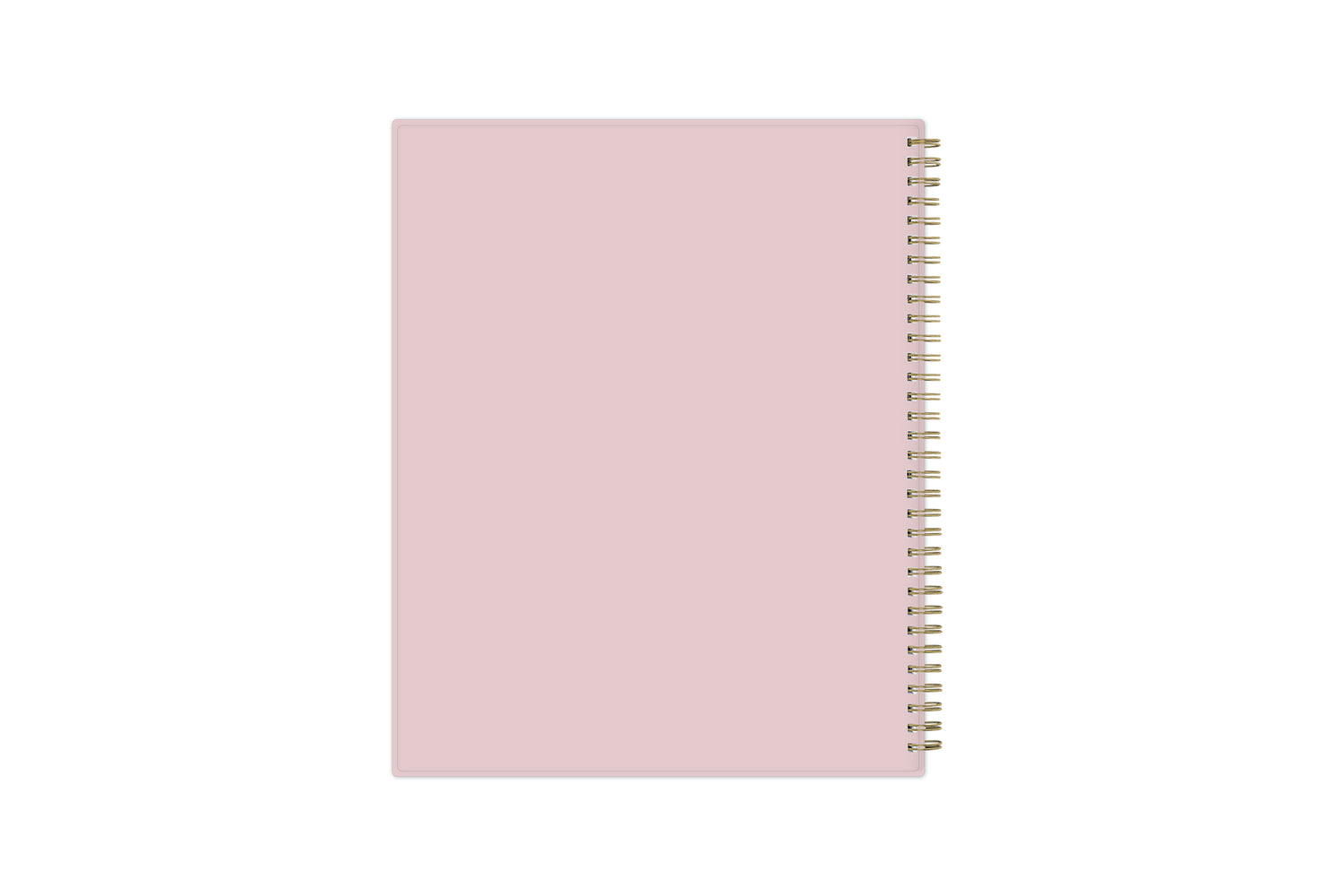 solid matte pink back cover on this 2025 8.5x11 planner