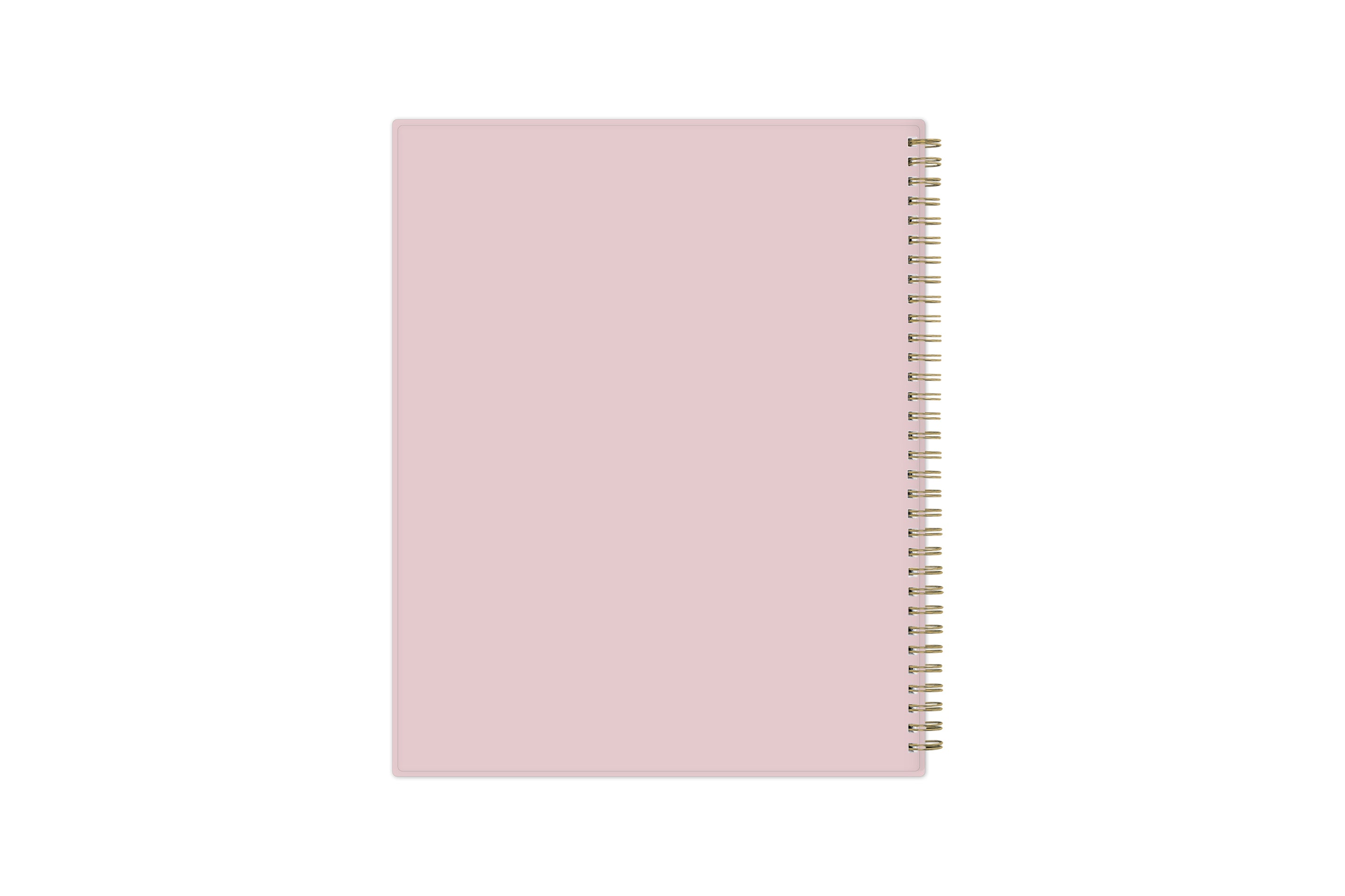 solid matte pink back cover on this 2025 8.5x11 planner