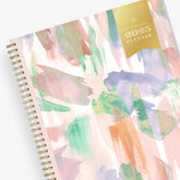 painted brushes front cover on this 2025 planner
