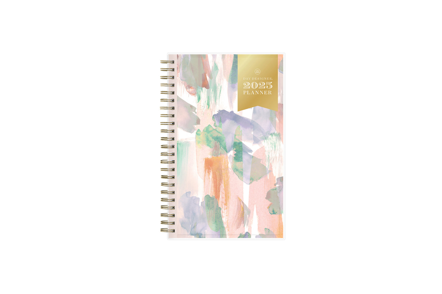 painted brushes front cover on this 2025 planner
