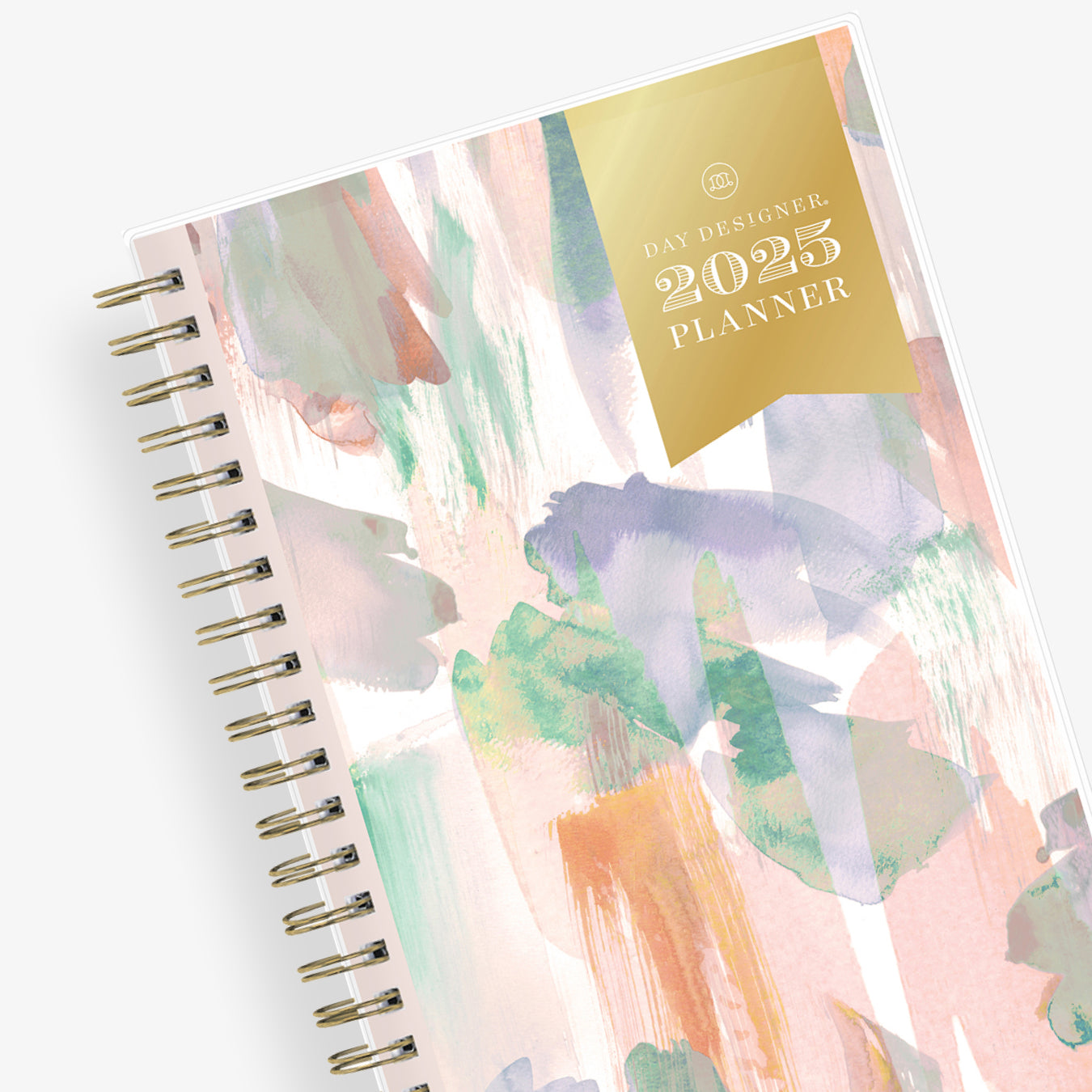 painted brushes front cover on this 2025 planner
