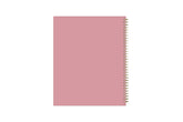 matte pink solid back cover 8.5x11 planner