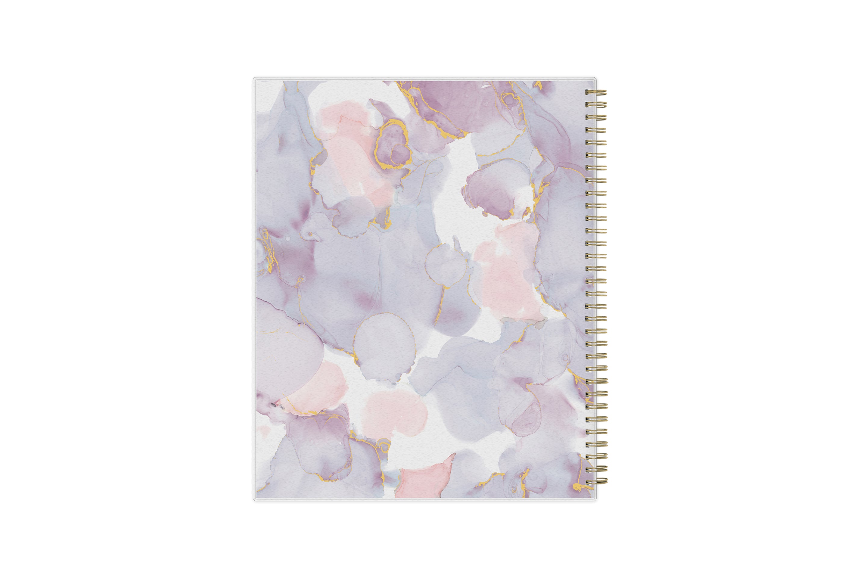 marble pattern back cover on this 8.5x11 planner for 2025