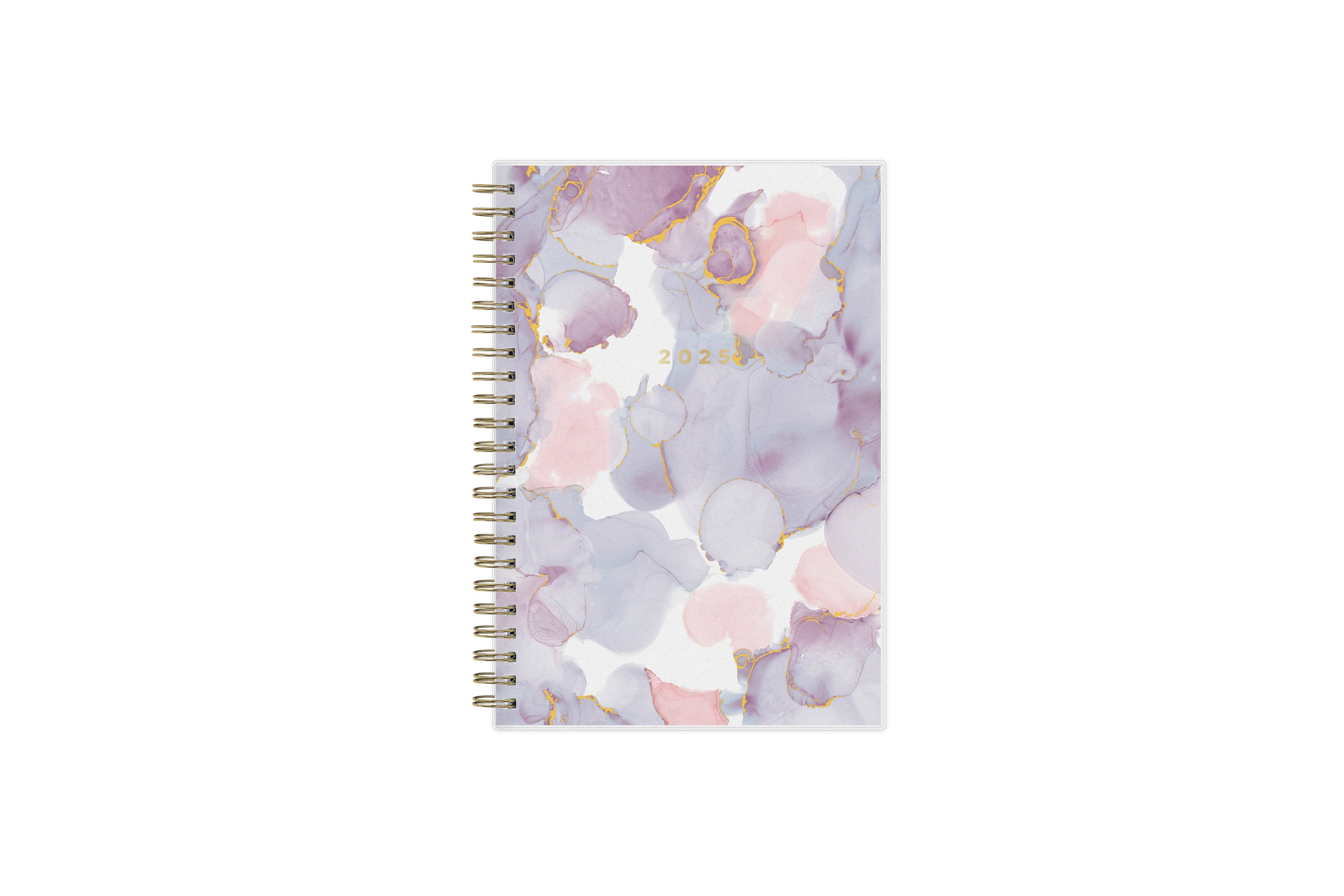 marble pattern back cover on this 5x8 planner for 2025