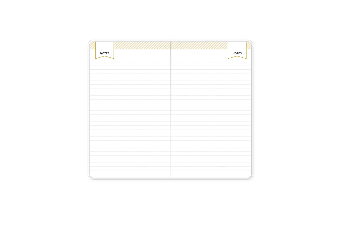 Austen Black 2025 Weekly Monthly 3.625x6.125 Day Designer Planning Calendar