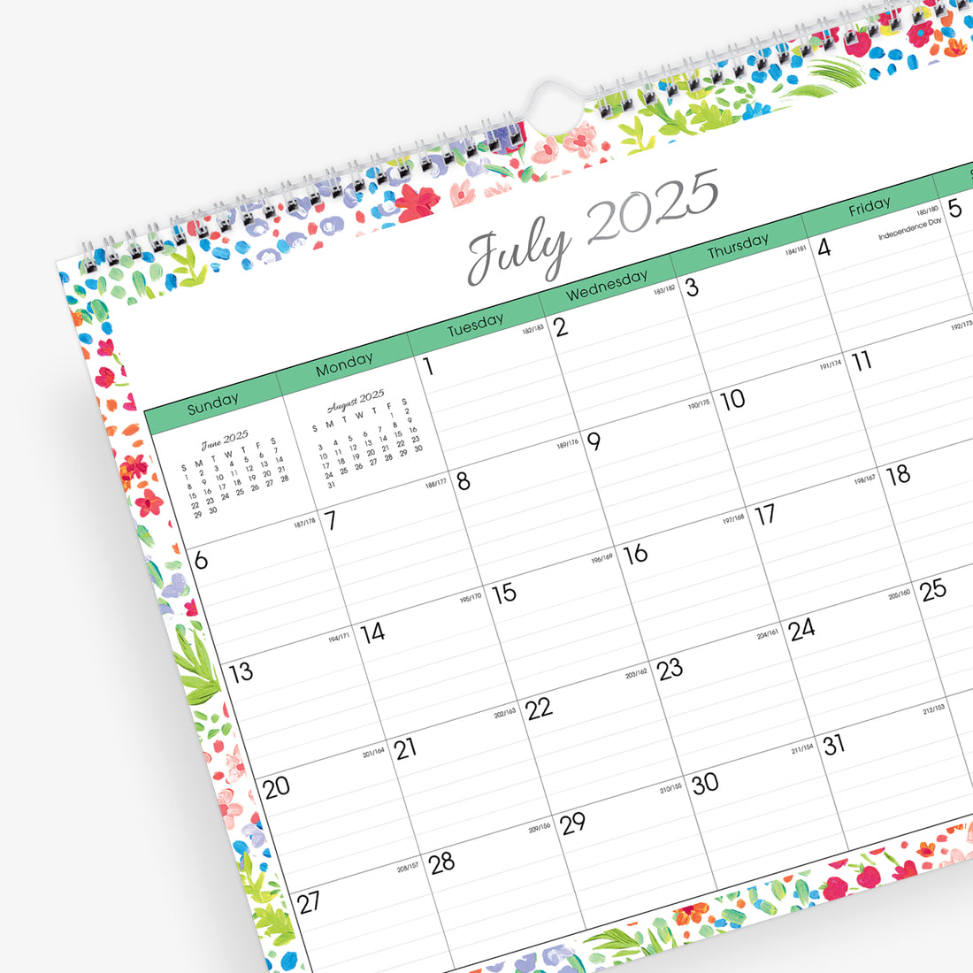 Ditsy Dapple 2025-2026 Wall Calendar 15x12