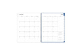 January 2025 - December 2025 weekly monthly planner featuring a monthly spread boxes for each day, lined writing space, notes section, reference calendars, and white monthly tabs in 8.5x11  size