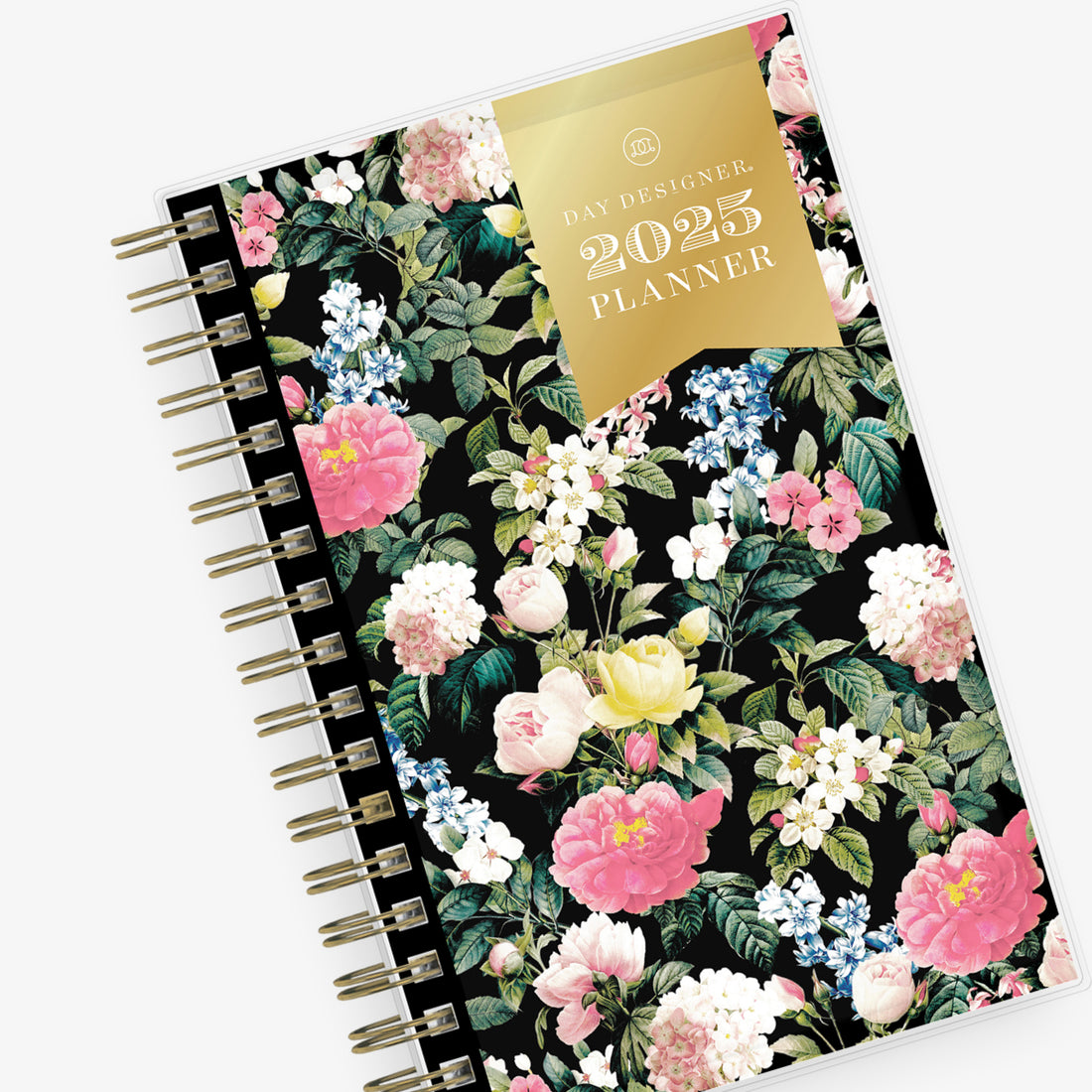 Les Fleurs 2025 Weekly Monthly 3.625x6.125 Day Designer Planning Calendar