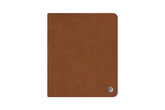 2025 tan faux leather cover in 8.5x11 planner size