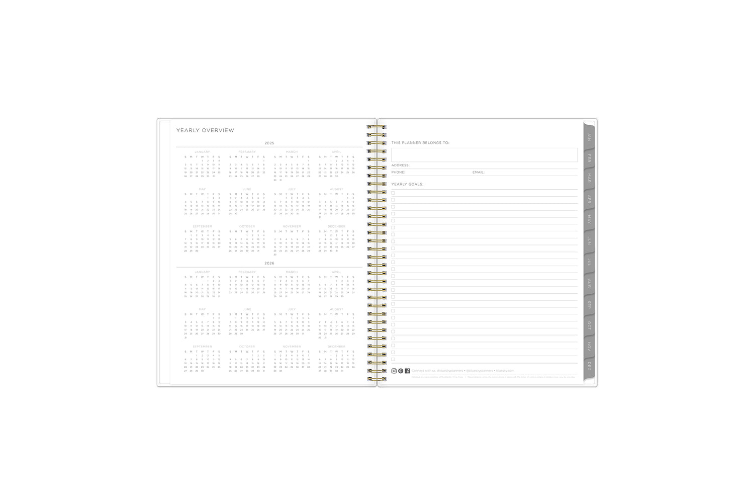 2025 and 2026 reference year calendar