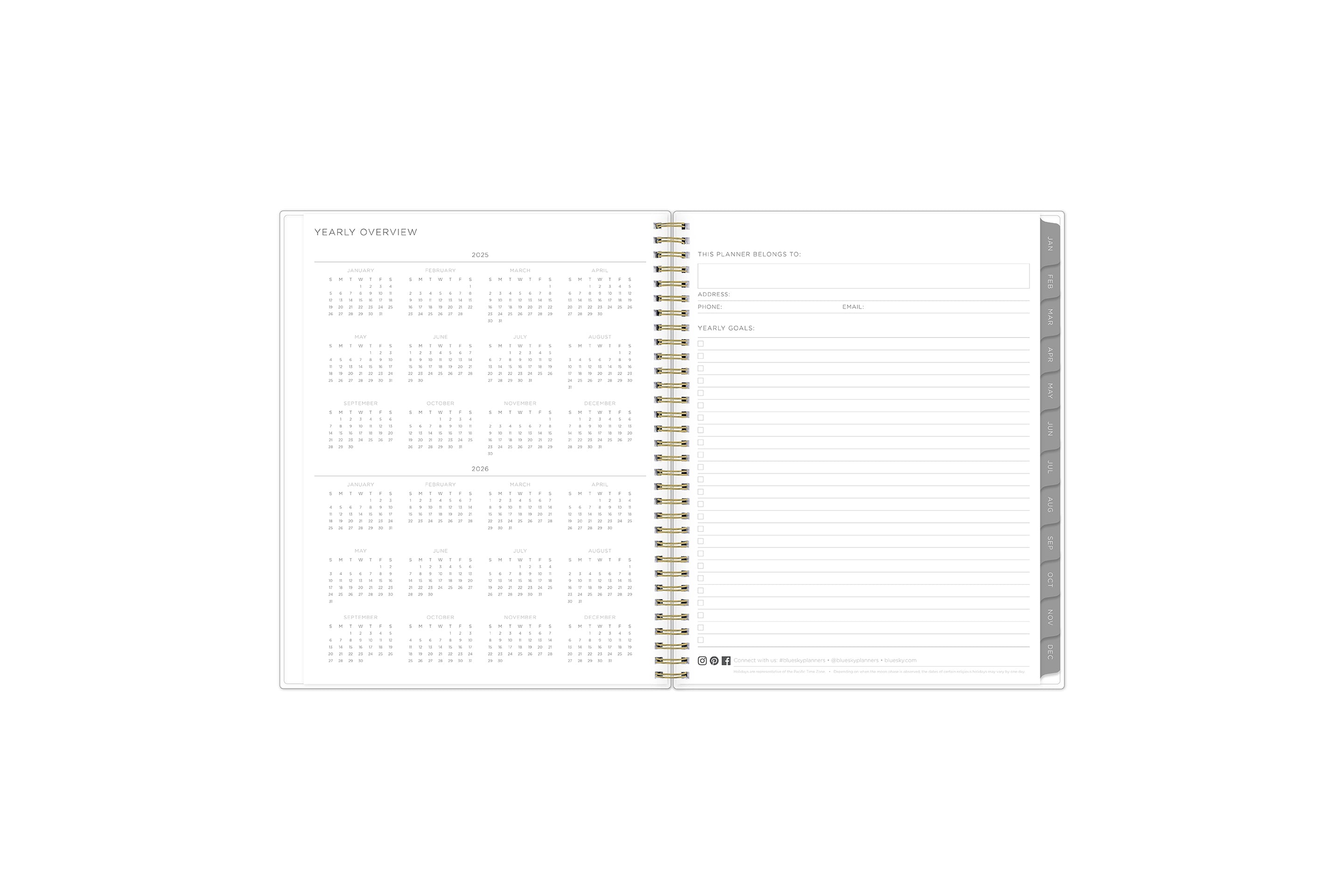 2025 and 2026 reference year calendar