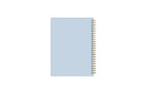 solid light blue back cover in 5.875x8.625 planner notes