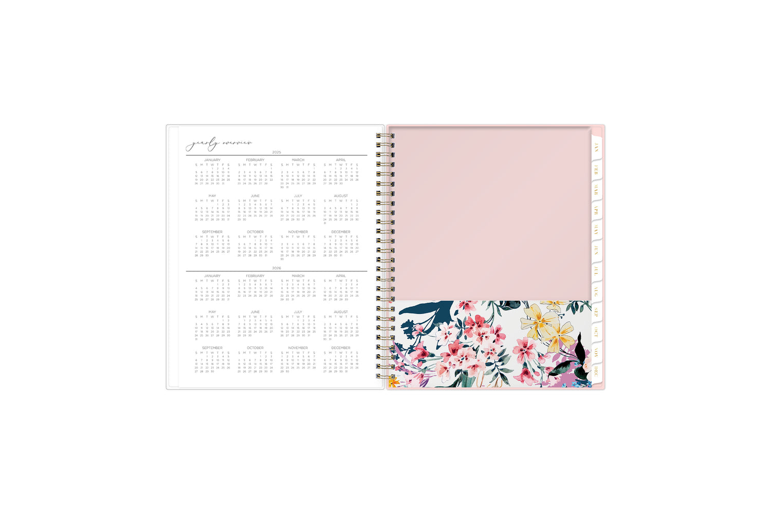 reference calendars, and storage pocket in 8.5x11 planner size
