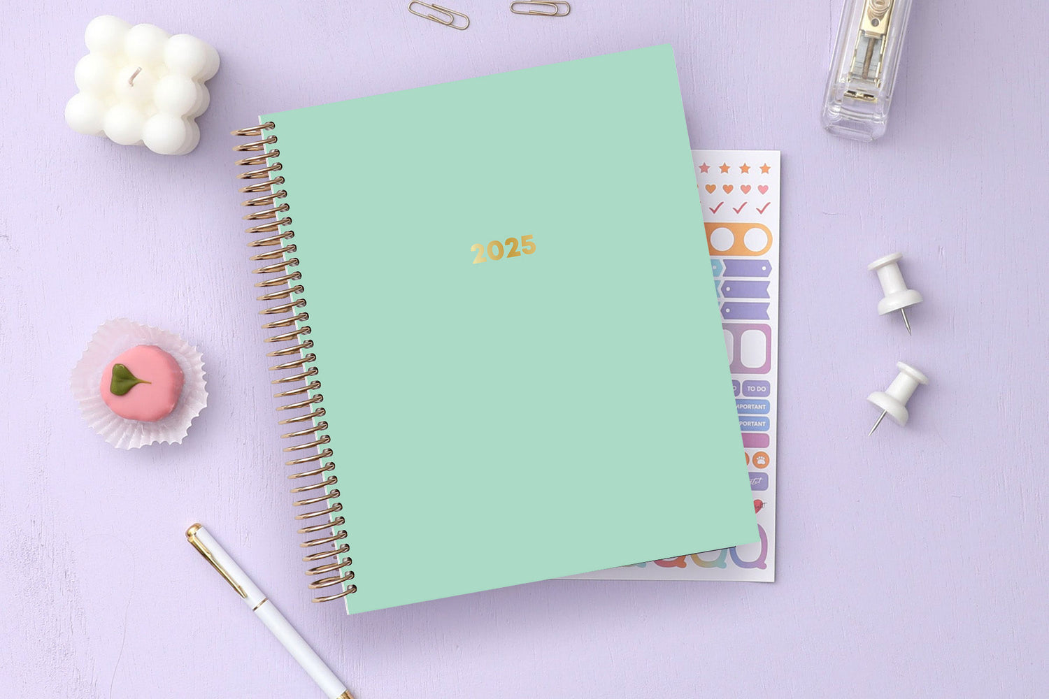 Mint 2025 Daily 7x9 LiveWell™ Planning Calendar