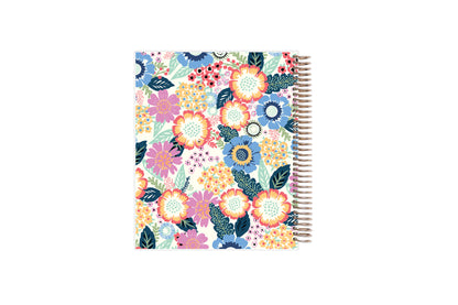 2025 floral back cover on this 7x9 livewell weekly planner