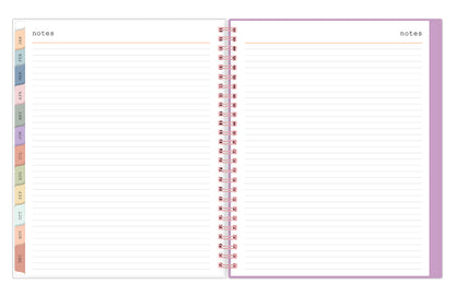 lined notes pages on this 2025 planner