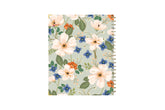 floral back cover with clipfolio 8.5x11 teacher planner for 2025-2026