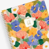 bouquet of flowers front cover on this 2025-2026 academic planner in 8.5x11 size