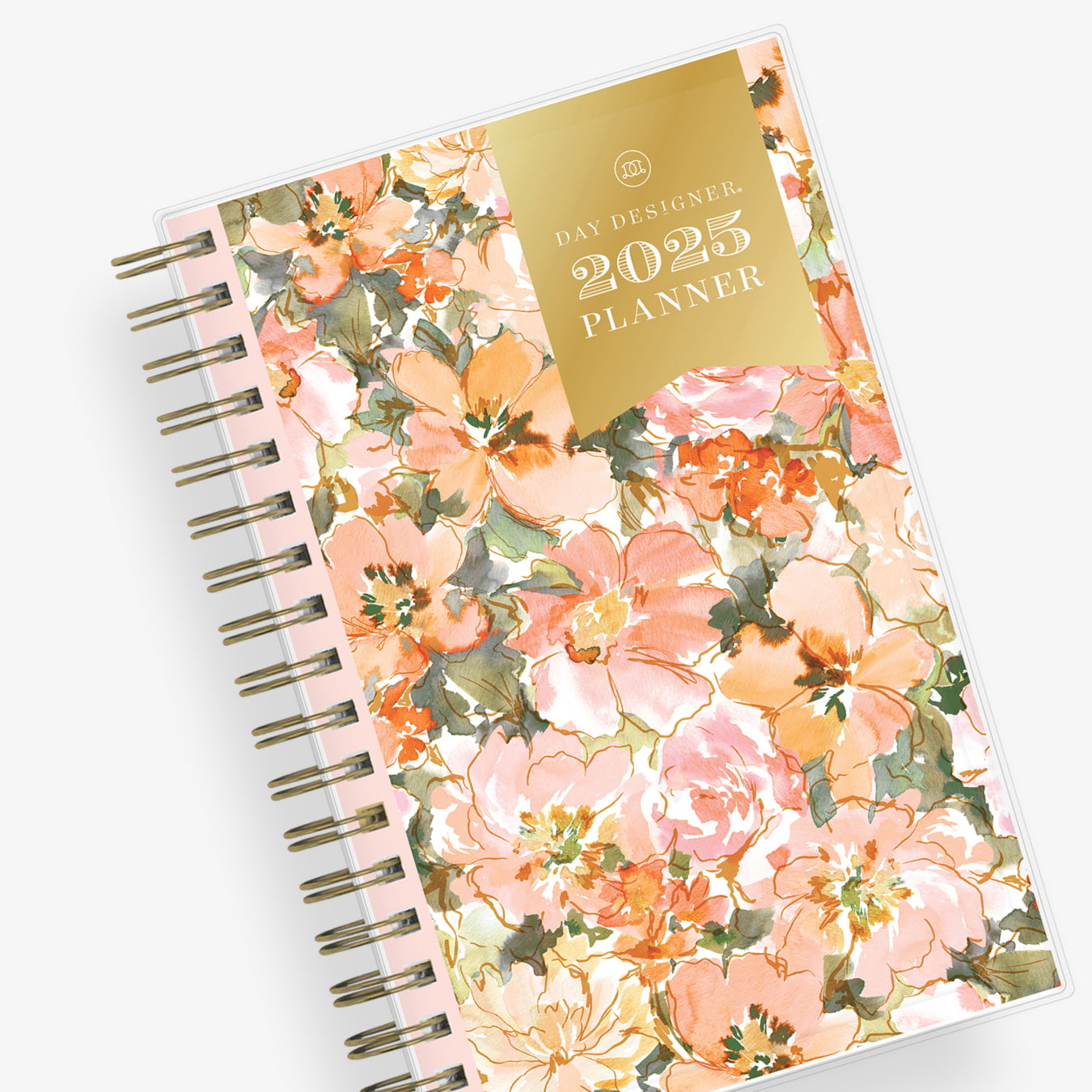 floral back cover on this 2025 planner pocket sized