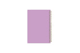 solid lavender back cover in 5x8 planner size.