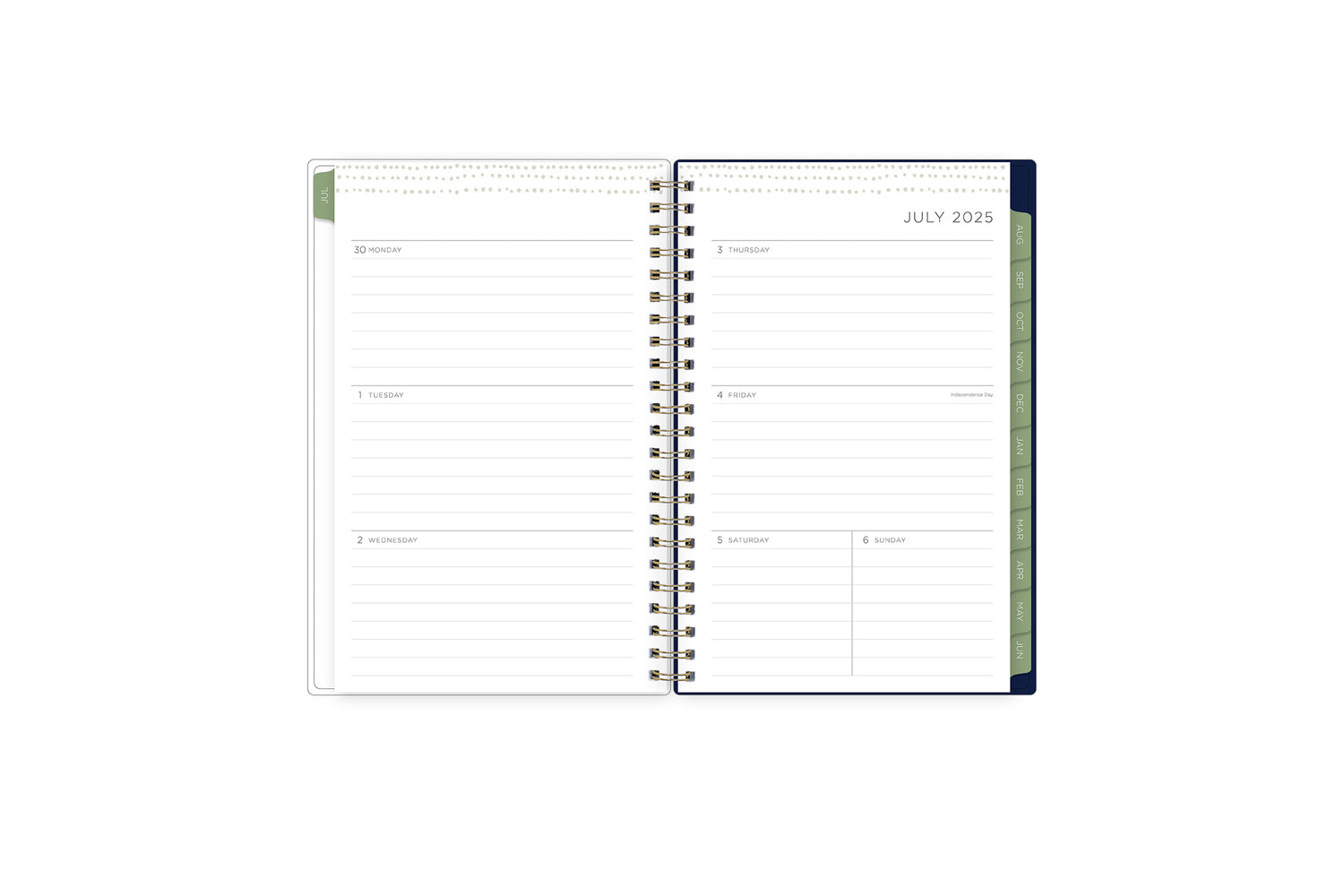 known for clean blank writing space, the kelly ventura 2025-2026 planner features a clean, classic weekly layout for note taking, deadlines, important dates, and room to plan each day and each week!