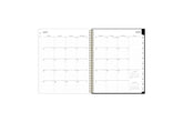 Featuring a monthly spread for this July - June weekly monthly planner are ample lined writing space, notes section, reference calendars, and white monthly tabs in 8.5x11 planner size