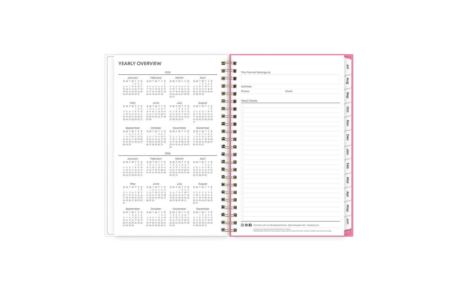 Roosevelt 2025-2026 Weekly 5x8 Planning Calendar