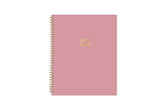 blush front cover for 2025-2026 weekly planner in 8.5x11 planner size